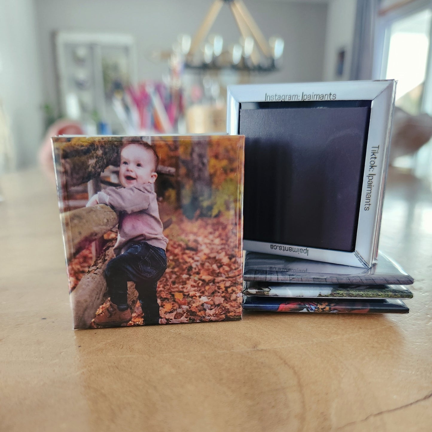 Lot d'aimants personnalisées (2'' X 2'')